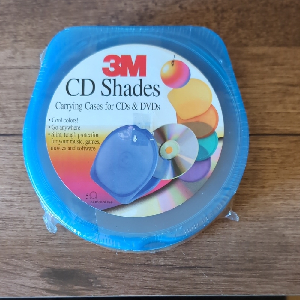 3M CD Shades Carrying Cases - Blue
